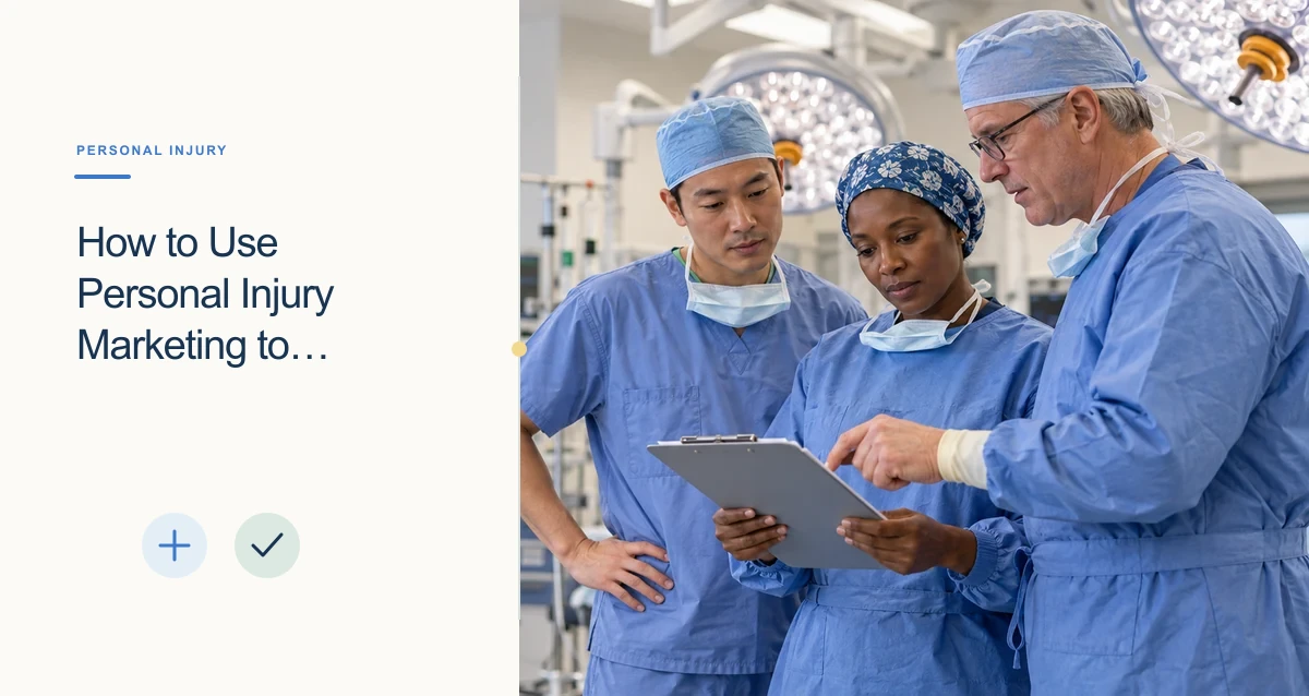 A diverse ambulatory surgery team reviews a checklist together in an operating room before a procedure.