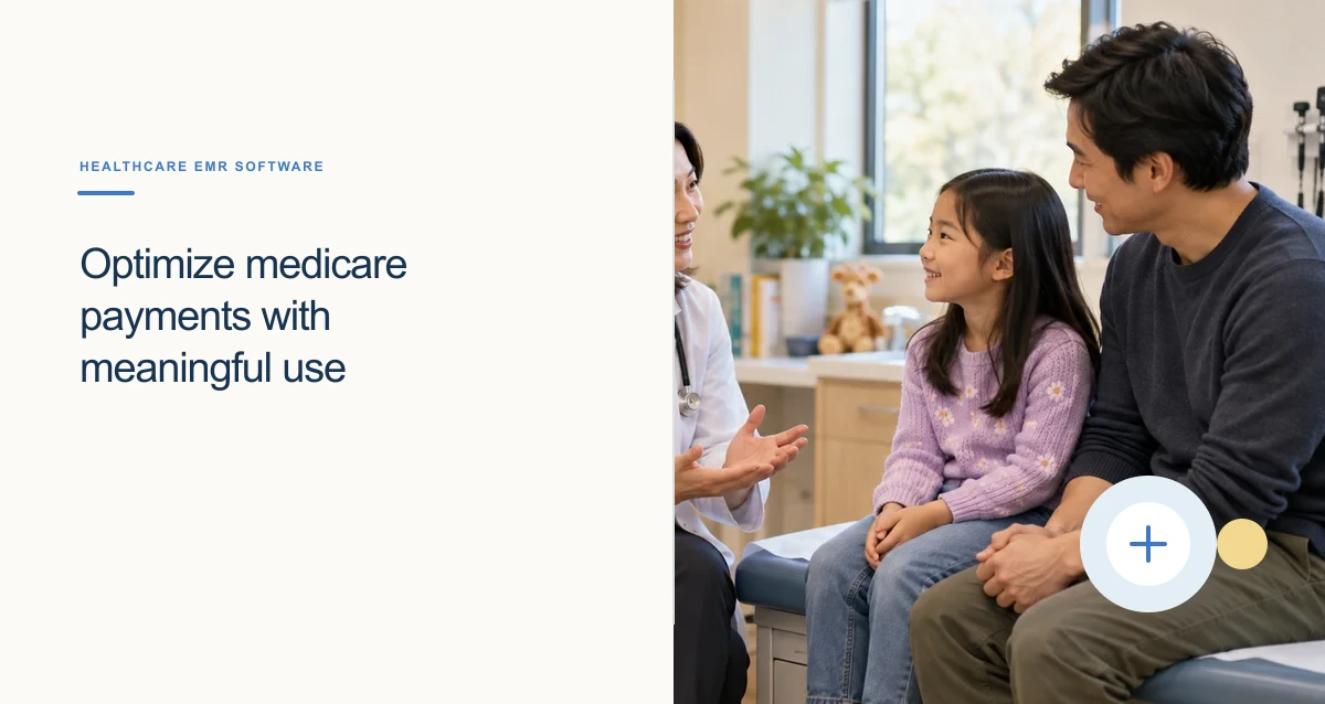 An East Asian pediatrician speaks with a father and his school-age daughter during a clinic visit.
