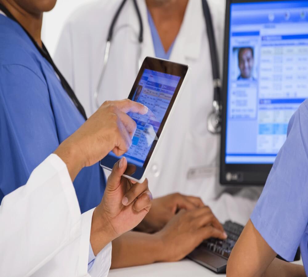 How are corrections made to the electronic health record?