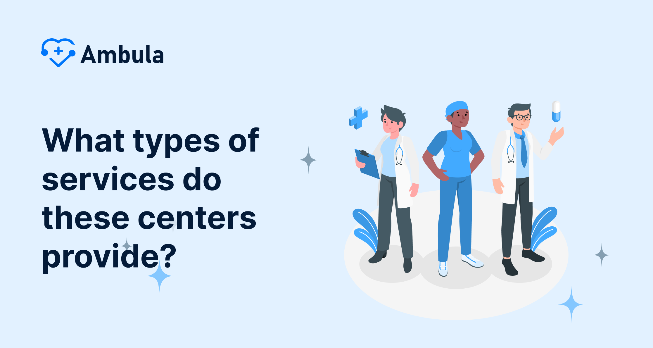 What types of services do these centers provide?