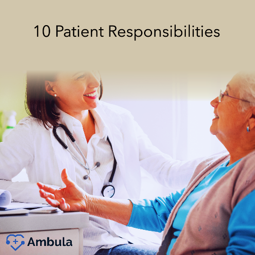10 patient responsibilities