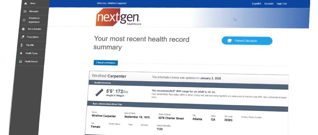 A Comprehensive Review of NextGen EHR