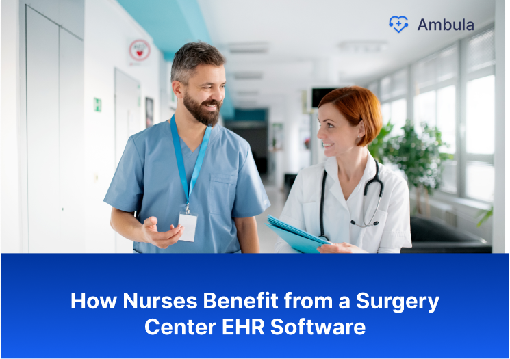 nurses using surgery center ehr system