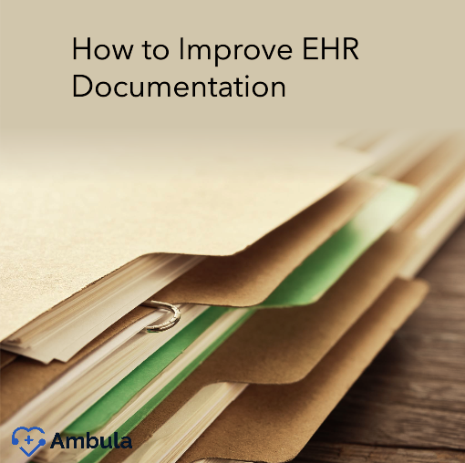 improve ehr documentation