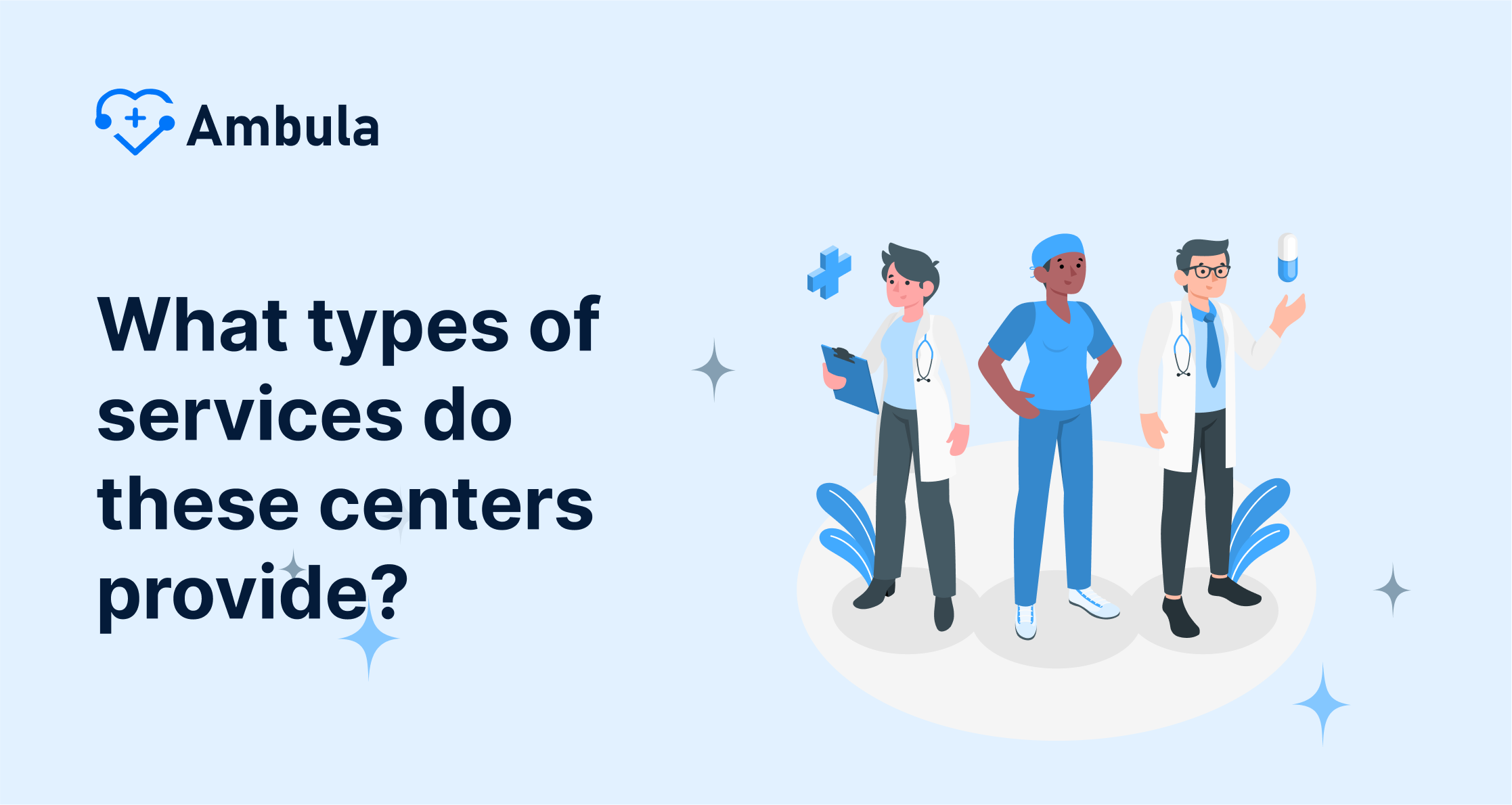 What types of services do these centers provide? 