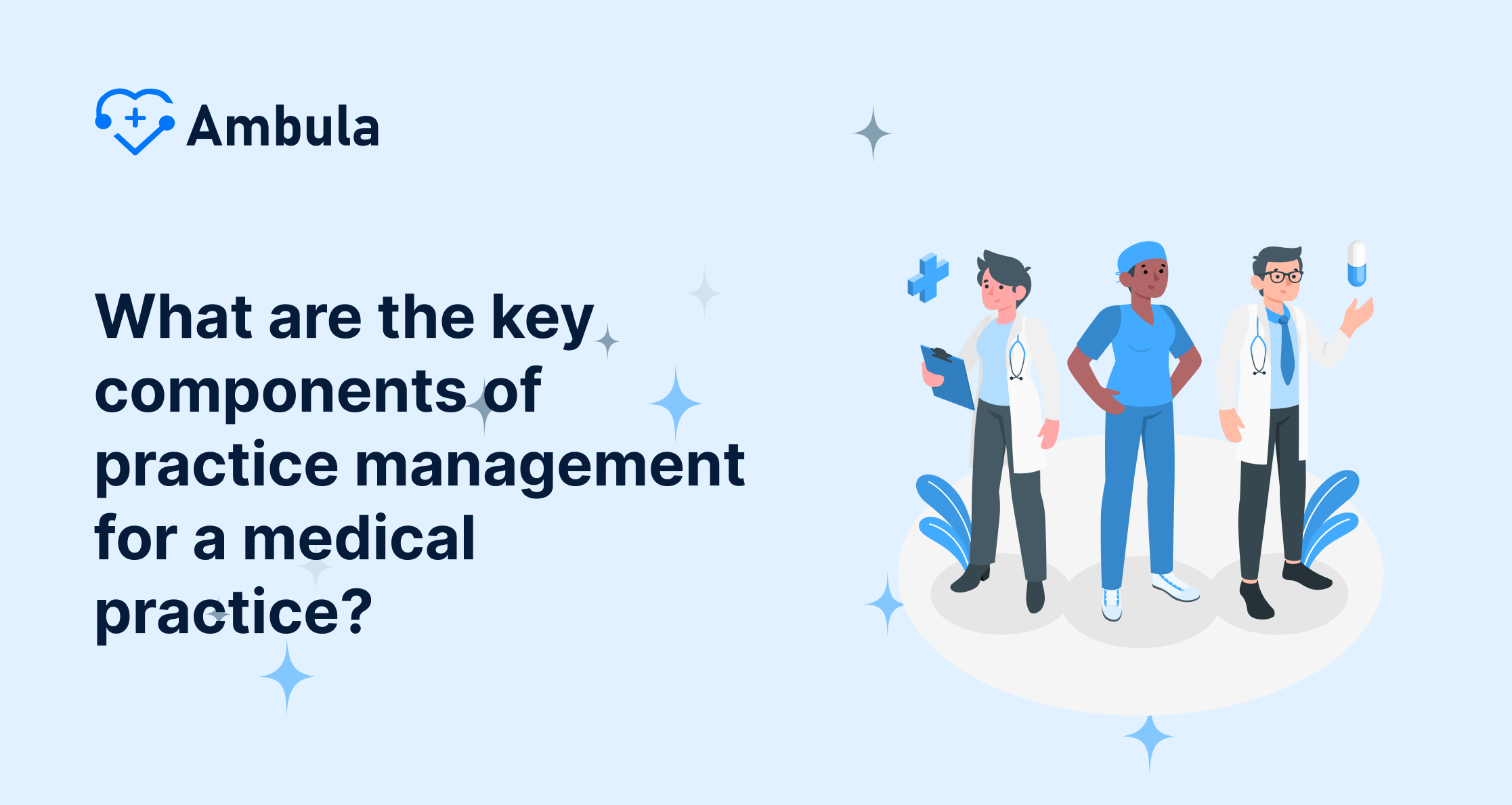 What are the key components of practice management for a medical practice?